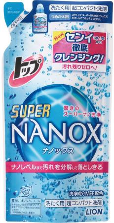 

Жидкое стредство для стирки LION Top Super Nanox запасной блок 360мл 4903301-241997