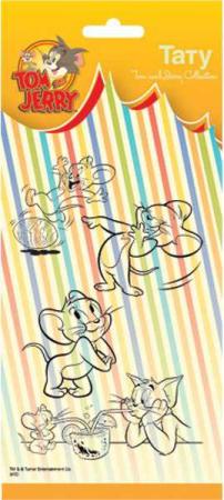 

Тату ч/б ACTION! TOM AND JERRY 17,5*9см