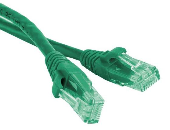 Патч-корд RJ45 - RJ45, 4 пары, UTP, категория 5е, 0.5 м, зеленый, LSZH, LANMASTER