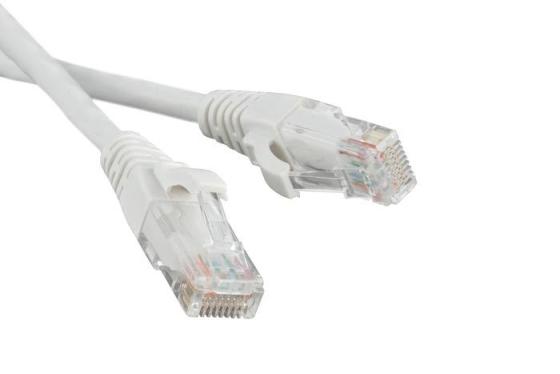 

Патч-корд RJ45 - RJ45, 4 пары, UTP, категория 5е, 1 м, белый, LSZH, LANMASTER