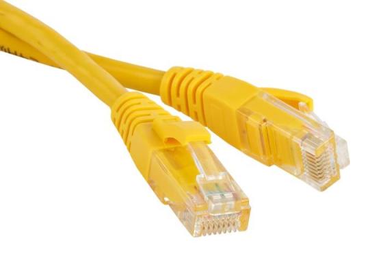 

Патч-корд RJ45 - RJ45, 4 пары, UTP, категория 5е, 5 м, жёлтый, TopLAN