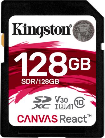 Флеш карта SDXC 128Gb Class10 Kingston SDR/128GB Canvas React
