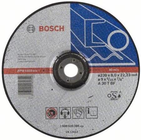 

Круг зачистной BOSCH Expert for Metal 230x8x22 (2.608.600.386) по металлу