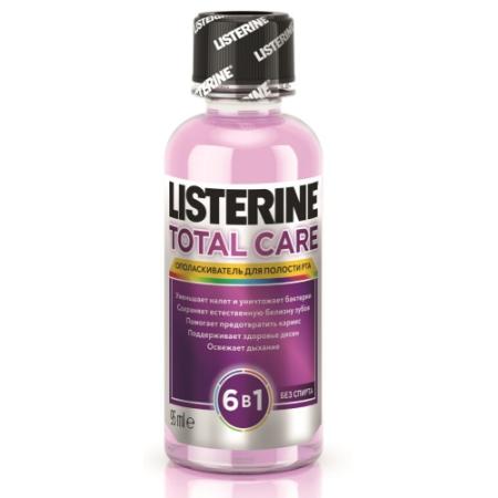 

LISTERINE Ополаскиватель для полости рта Total Care 95 мл