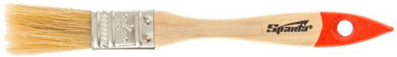 Кисть флейцевая SPARTA 824155  плоская slimline 3/4 (20 мм) натур. щетина деревянная руч.