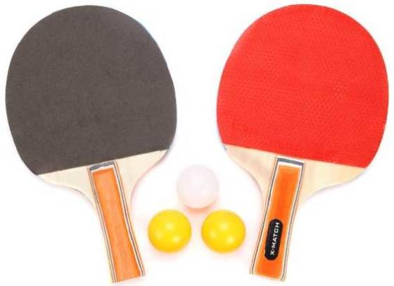 Комплект для игры в теннис настольный. Ракетки с резиновым покрытием. Набор для игры в теннис. Сделай сделаю ракетками мячик.