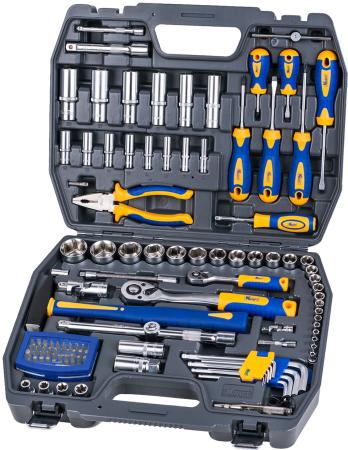 

Набор инструментов KRAFT КТ 700678 1/2DR и 1/4DR 109пр.