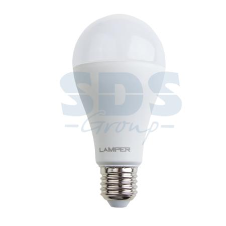 

Лампа LED A65 E27 15W 4000K 1400Lm 220V STANDARD Lamper