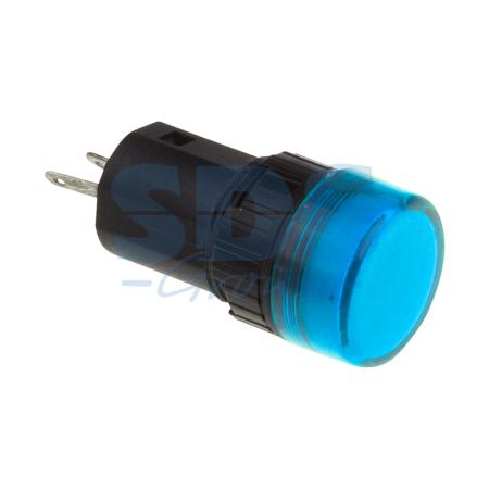 Индикатор O16  220V  синий LED  REXANT