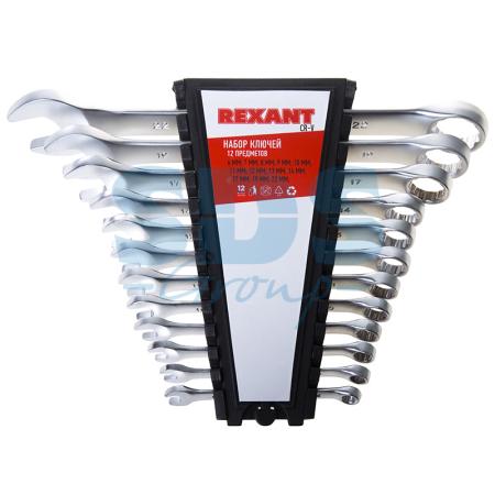 Набор ключей комбинированных 6-22 мм 12 предметов Rexant