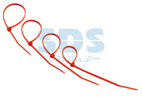 

Хомут nylon 150 x 2,5 мм 25шт красный REXANT