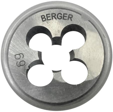 Плашка BERGER BG1009 метрическая м10х1.0мм