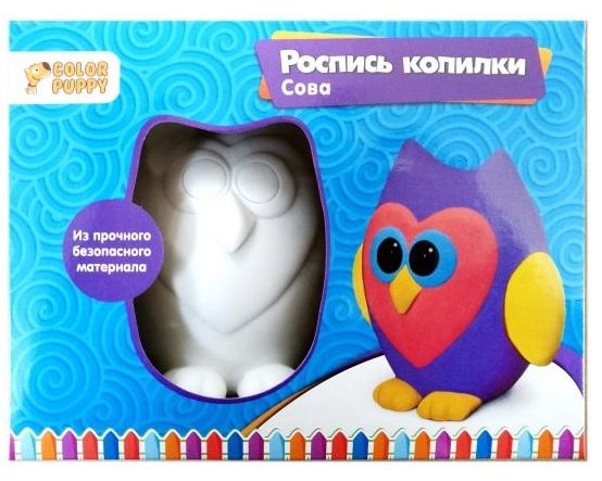 

Набор для росписи копилки Color Puppy Сова от 3 лет