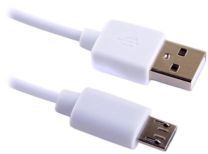 

Кабель microUSB 1м Blast BMC-110 круглый белый 40006