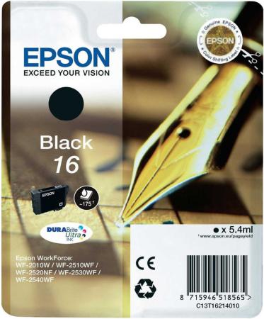 

Картридж EPSON 16 черный для WF-2010/WF-2510/WF-2540