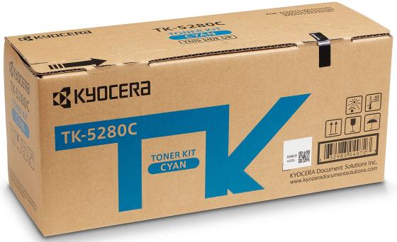Тонер-картридж Kyocera Mita TK-5280C для M6235cidn/M6635cidn/P6235cdn 11000стр Голубой
