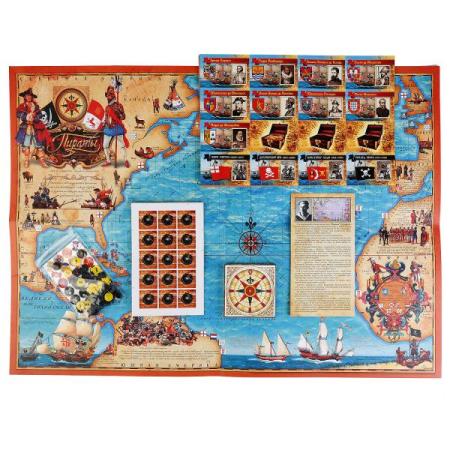 

НАСТОЛЬНАЯ ИГРА "ПИРАТЫ" НА ОСНОВЕ ИГРЫ 1934 Г. в кор.40шт