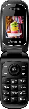 Мобильный телефон IRBIS SF15 1.77"/128x160/cam 0.08MPx/2xSimCard/Bluetooth/microUSB/MicroSD/Черный