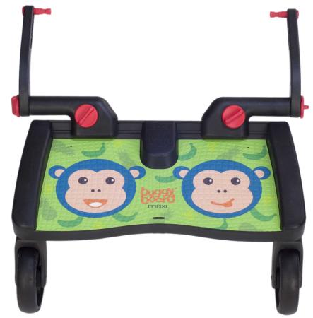Подножка для второго ребенка Lascal Buggy Board Maxi (monkey jungle green)