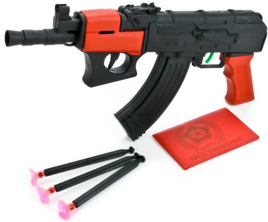 

Автомат-трещетка Играем вместе с удостоверением черный B1384270-R