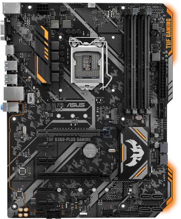 

Материнская плата ASUS TUF B360-PLUS GAMING Socket 1151 v2 B360 4xDDR4 2xPCI-E 16x 4xPCI-E 1x 6 ATX Retail