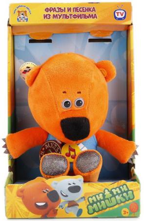 Мягкая игрушка мишка МУЛЬТИ-ПУЛЬТИ Медвежонок Кеша 20 см оранжевый пластик текстиль металл