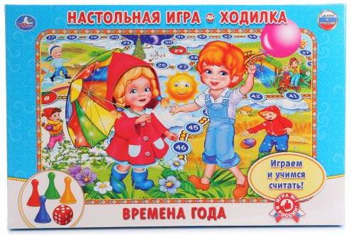 

Настольная игра ходилка УМКА Времена года