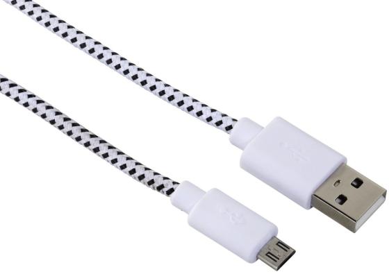 

Кабель microUSB 1м HAMA 00020075 круглый белый