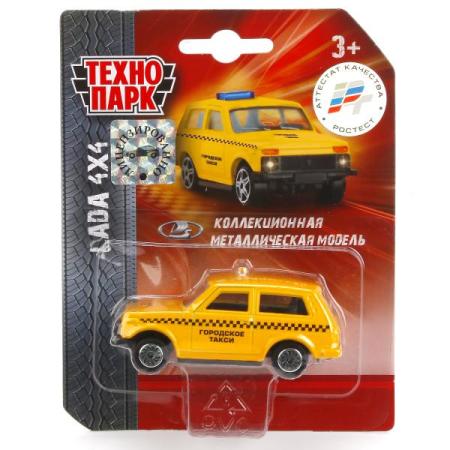 

МАШИНА "ТЕХНОПАРК" МЕТАЛЛ. LADA 4X4 7,5СМ, В АССОРТ. НА БЛИСТЕРЕ (РУСС. УП.) в кор.2*144шт