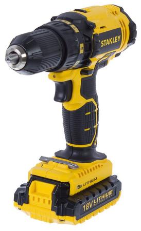 Дрель-шуруповерт STANLEY SCD20S2K-RU  18В 0-350/1500об/мин 13мм БЗП 45Нм з/у 2акк li-ion 1.5Ач кейс