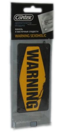 Автомобильный ароматизатор Contex Warning Sexoholic: Ваниль и восточные сладости 3062374