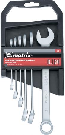 Набор комбинированных ключей MATRIX 15402 (6 - 17 мм) 6 шт.