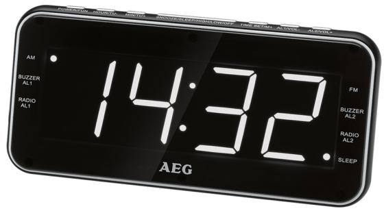 Часы с радиоприёмником AEG MRC 4157 чёрный