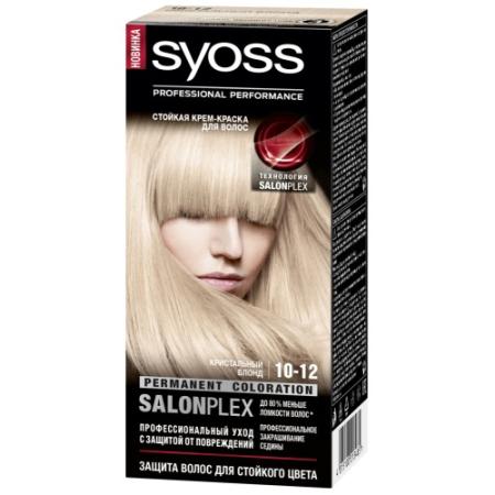 Syoss Color Краска для волос 10-12 Кристальный блонд 115 мл