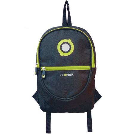 

524-136 Рюкзак Globber для самокатов Junior Black/Lime Green