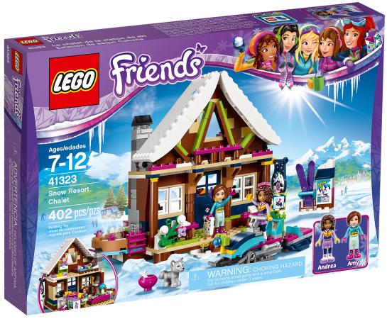 

Конструктор LEGO Friends: Горнолыжный курорт - шале 402 элемента 41323