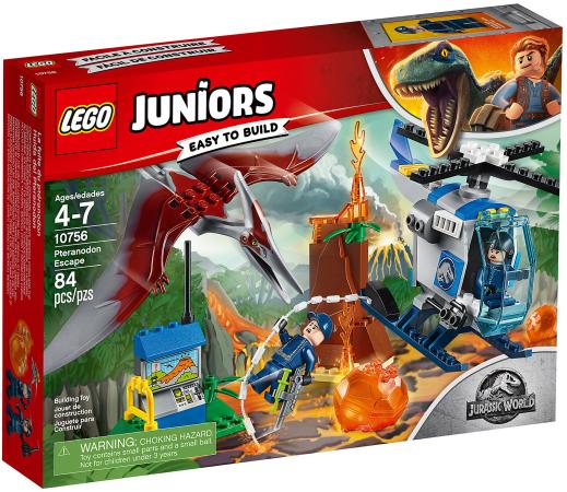 

Конструктор LEGO Juniors - Jurassic World: Побег птеранодона 84 элемента 10756