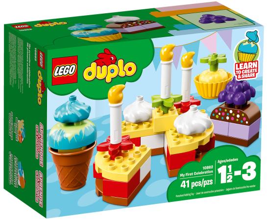 

Конструктор LEGO Duplo: Мой первый праздник 41 элемент 10862