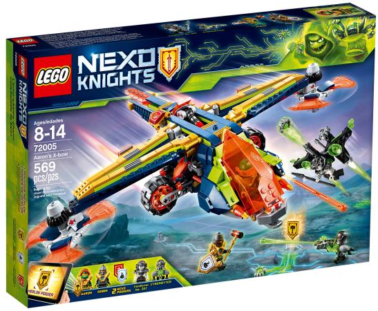 

Конструктор LEGO Nexo Knights: Аэро-арбалет Аарона 569 элементов 72005