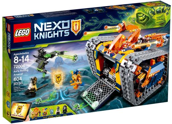 

Конструктор LEGO Nexo Knights: Мобильный арсенал Акселя 604 элемента 72006