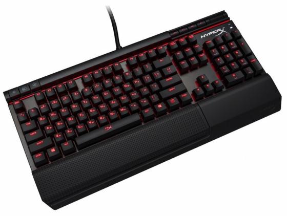 Клавиатура проводная Kingston Alloy Elite RGB Gaming Keyboard USB черный HX-KB2BL2-RU/R1 Cherry MX Blue