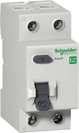 

УЗО Schneider Electric EASY9 ВДТ 2П 40А 30мА AC защита от утечки на землю, Серый