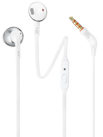 

Наушники JBL T205 серебристый JBLT205BTSIL