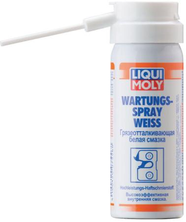 Грязеотталкивающая белая смазка LiquiMoly Wartungs-Spray weiss 7556