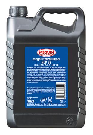 Минеральное гидравлическое масло Meguin Hydraulikoel HLP 32 5 л 9024