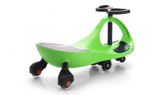 Машинка детская с полиуретановыми колесами зеленая «БИБИКАР» Bibicar, green 
colour, PU wheels