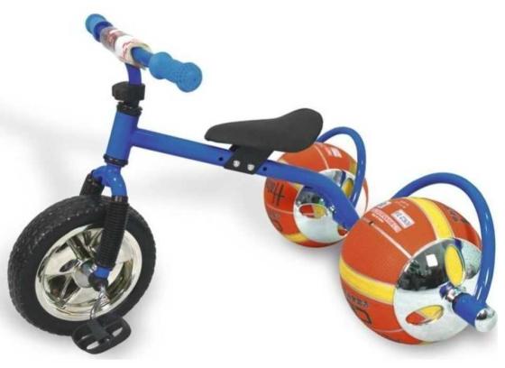 

Велосипед с колесами в виде мячей «БАСКЕТБАЙК» синий Walking bike on ball, two