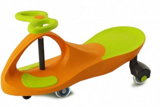 Машинка детская с полиуретановыми колесами салатово-оранжевая «БИБИКАР» 
Bibicar, new type, orange- green colour, PU wheels