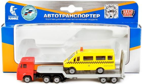 

Набор Технопарк КАМАЗ АВТОТРАНСПОРТЕР + ГАЗЕЛЬ желтый SB-17-28WB