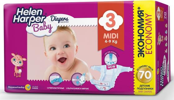 

Подгузники Helen Harper Baby размер 3 Midi (4-9 кг) 70 шт.